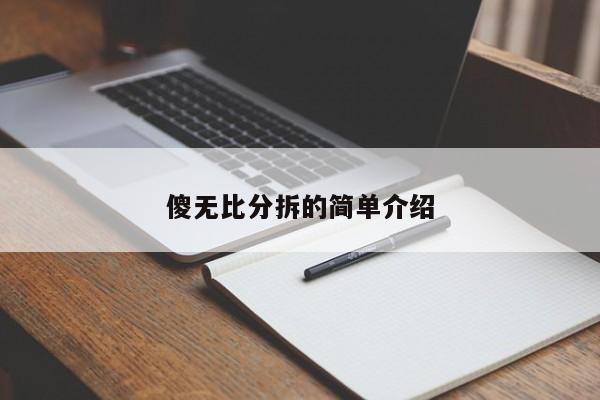 傻无比分拆的简单介绍